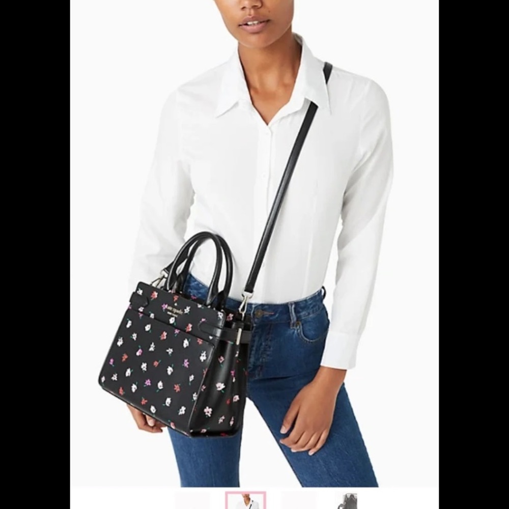 Kate Spade Staci Ditsy Buds Medium Satchel